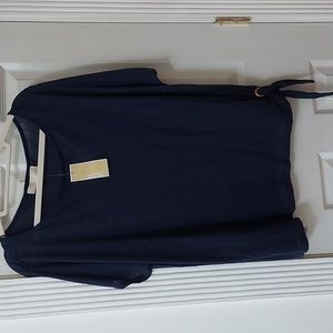 Michael Kors navy short sleeve top